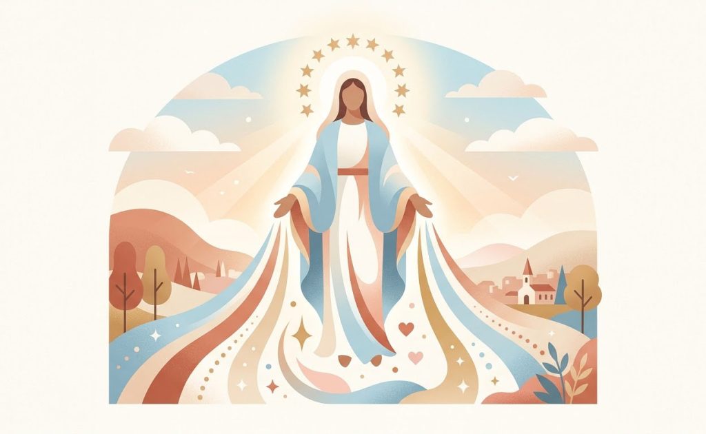 Litanies de la Sainte Vierge - Illustration prière catholique